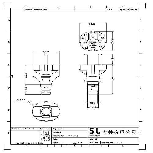 SL-9 (EU Power Cord)-a