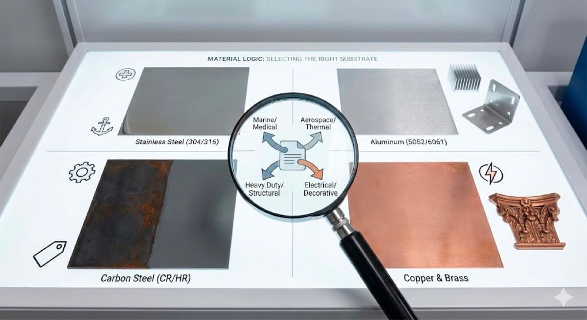 Types of Sheet Metal Material