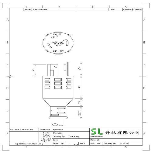 SL-520P (US Power Cord)-a