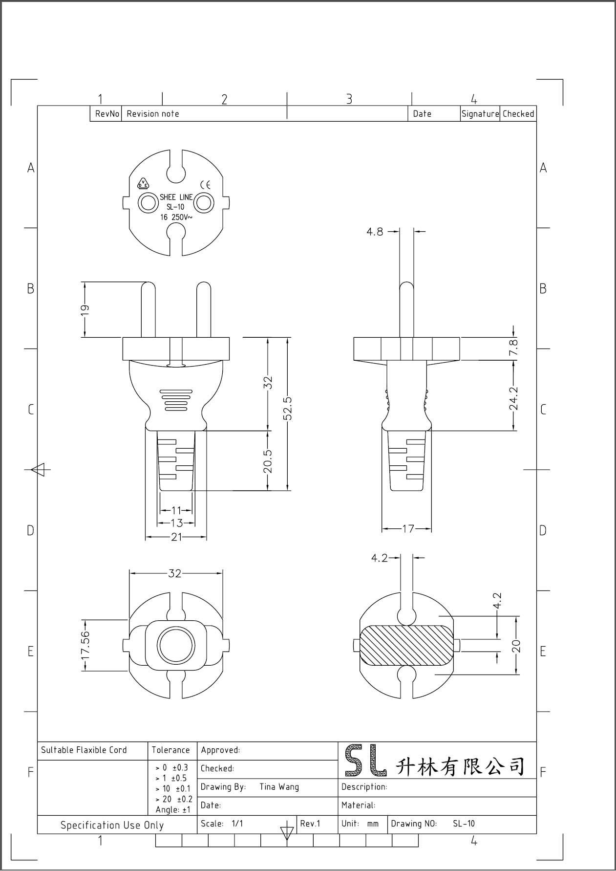 SL-10 (EU Power Cord)-a