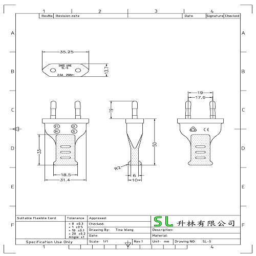 SL-5 (EU Power Cord)-a